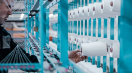 Industrial production line representing the manufacturing vertical served by Prospecta.